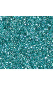 Miyuki delica beads 10/0 - Lined aqua blue ab DBM-79
